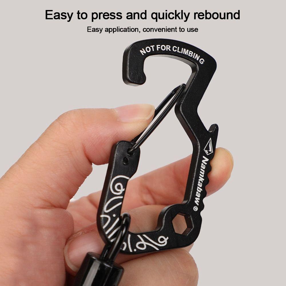 1/2/5pcs Anti-lost Outdoor Retractable Spring Elastic Rope Fishing Lanyards  for Camping Hiking