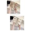 Women's Wool Slippers Candy Color Autumn and Winter New Double One-Piece Open-Toe Slippers Wool Cotton Slippers