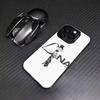 L-Lana del rey Singer  Phone Case For iPhone17,16,15,14,13,12,11 Plus,Pro Max Colored Silver Plated Inside Cover