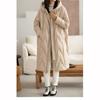 Oversized Thicken Down Jacket Women Winter Retro Hooded Coat Warm Parker Overcoat