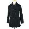 Japan Made Wool Short P Coat Black Size S Ladies Outerwear(USED)