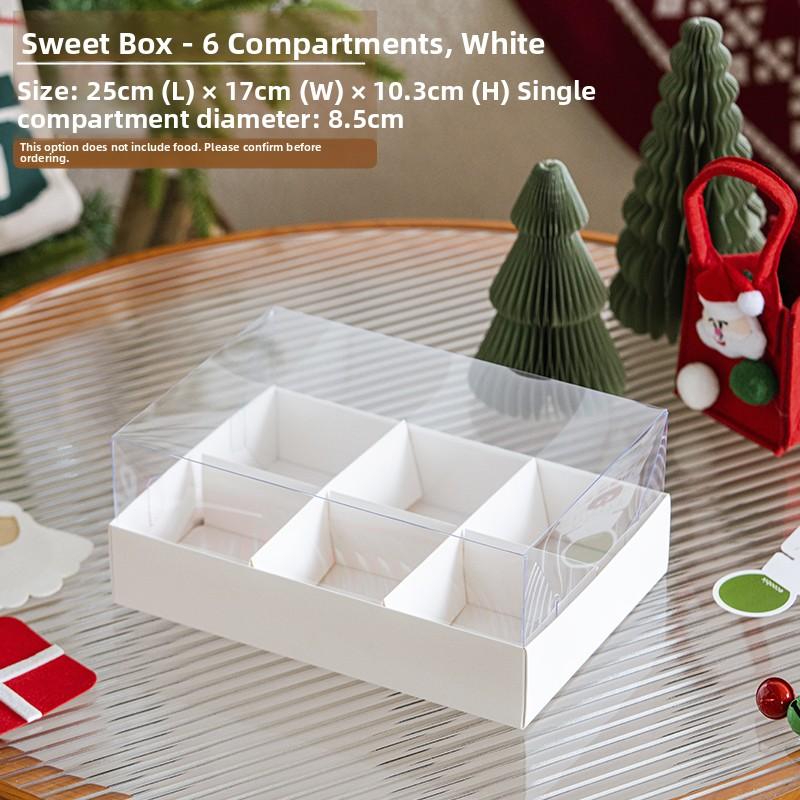 Transparent Handheld Dessert Packaging Box 2-Inch Mousse Cake Small Western Pastry Packaging Box Wood Shavings Cup Pudding Co...