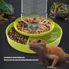 Multi Tiered Automatic Reptiles Water Dispenser Multifunctional Design Transparent Tanks Quiet Pump for Small Turtles