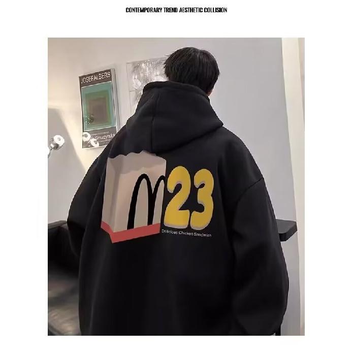 Retro svetr Hong Kong Style Pánské Jarní a Podzimní Pánský svetr s kapucí Americký Heavy High Street Ins Fashion Brand Baggy Coat