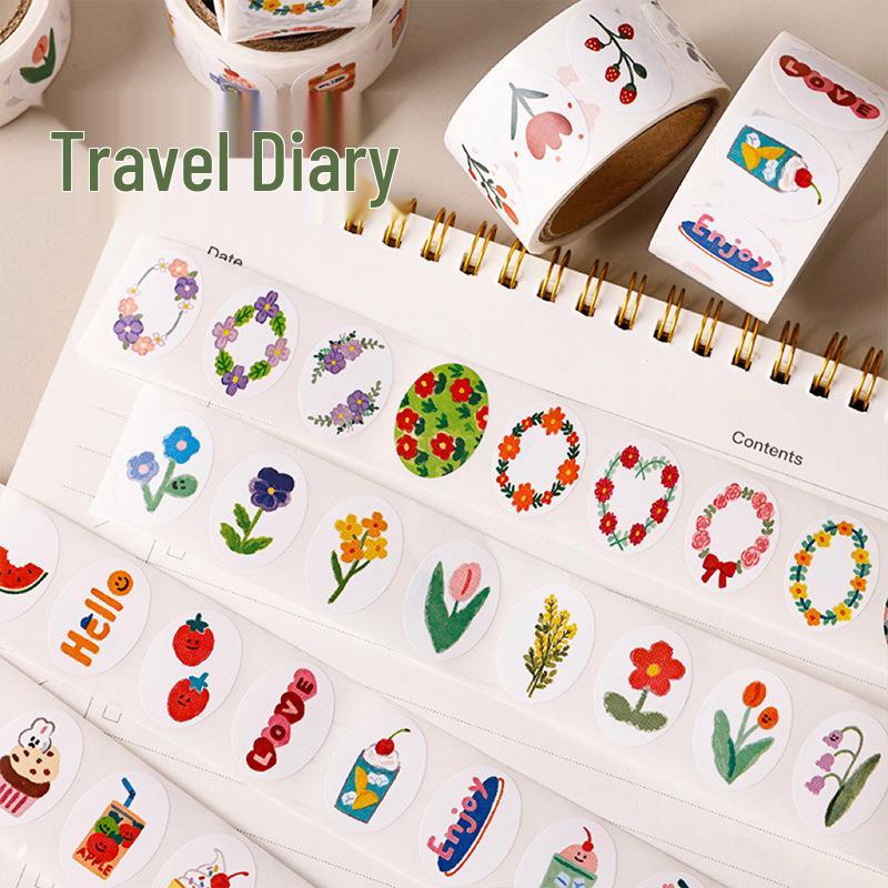 

Floral & Plant Themed Self-Adhesive Stickers for Baking, Journals & Crafts