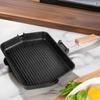 KOSUN Grill Steak Frying Pan Nonstick Outdoor Stove Griddle The Egg Grill Square Pan Non Stick Frying Pans Bbq Roasting Pan