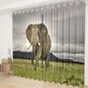 Animal Curtain Cloth Bedroom Living Room Balcony Blackout Curtain Office Hotel Insulation Curtain