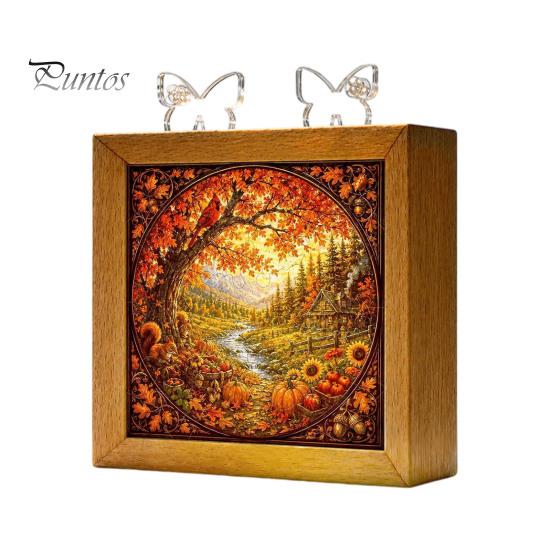 Functional Glowing Home Decor Acrylic Puzzle LED Night Light, 2-In-1 USB Royal Iris Bloom Jigsaw Lamp, DIY Floral Kit Creative Desktop Ambient