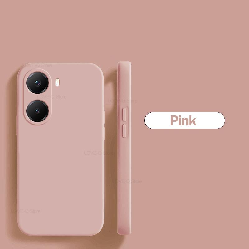 

Для Poco X 7 Pro Чехол Роскошный Жидкий Силиконовый Противоударный Чехол Для Телефона Xiaomi Poco X7 Pro Мягкая Задняя Крышка For Poco X7 Pro розовый