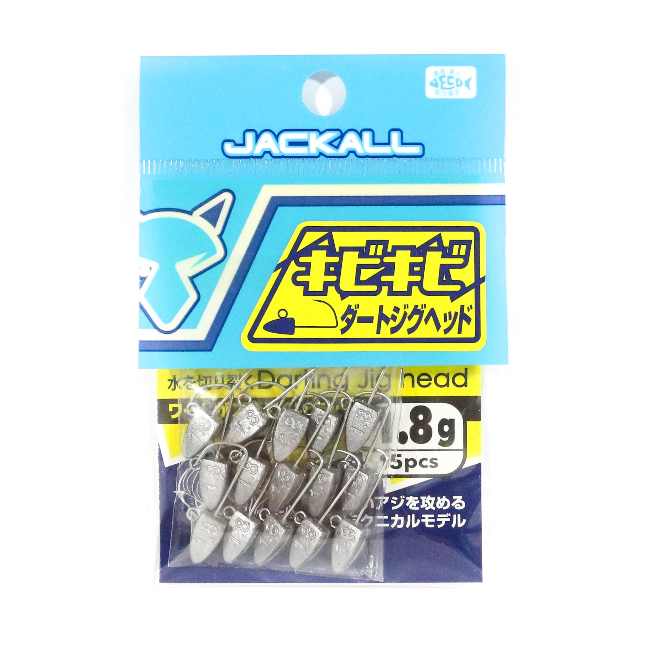 

Джиг-головки Jackall Kibi Kibi Dart 15 шт., оптовая упаковка 1,8 грамма (3911)