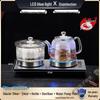 Smart Electric Glass Kettle with Auto Power Off and Insulation for Tea Ceremonies