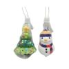 4 Pcs Christmas Slow Rebound Doll Pu Foam Toy Santa Claus Snowman Reindeer Christmas Tree Stress Relief Pinch Music