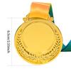 2.54 Inches Winner Award Medal with Neck Ribbon Wheat Ear Gold Silver Bronze Medals Competition Award Medal for Souvenirs Gifts