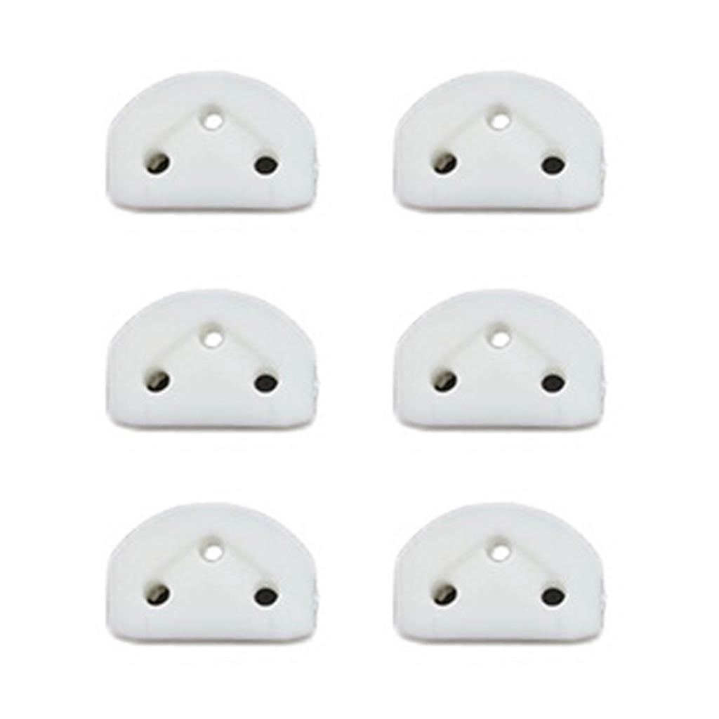 6Pcs Classical Guitar String Retainer Guitar String Ties Bridge Beads Guitar Rollers String Trees for Folk Guitar