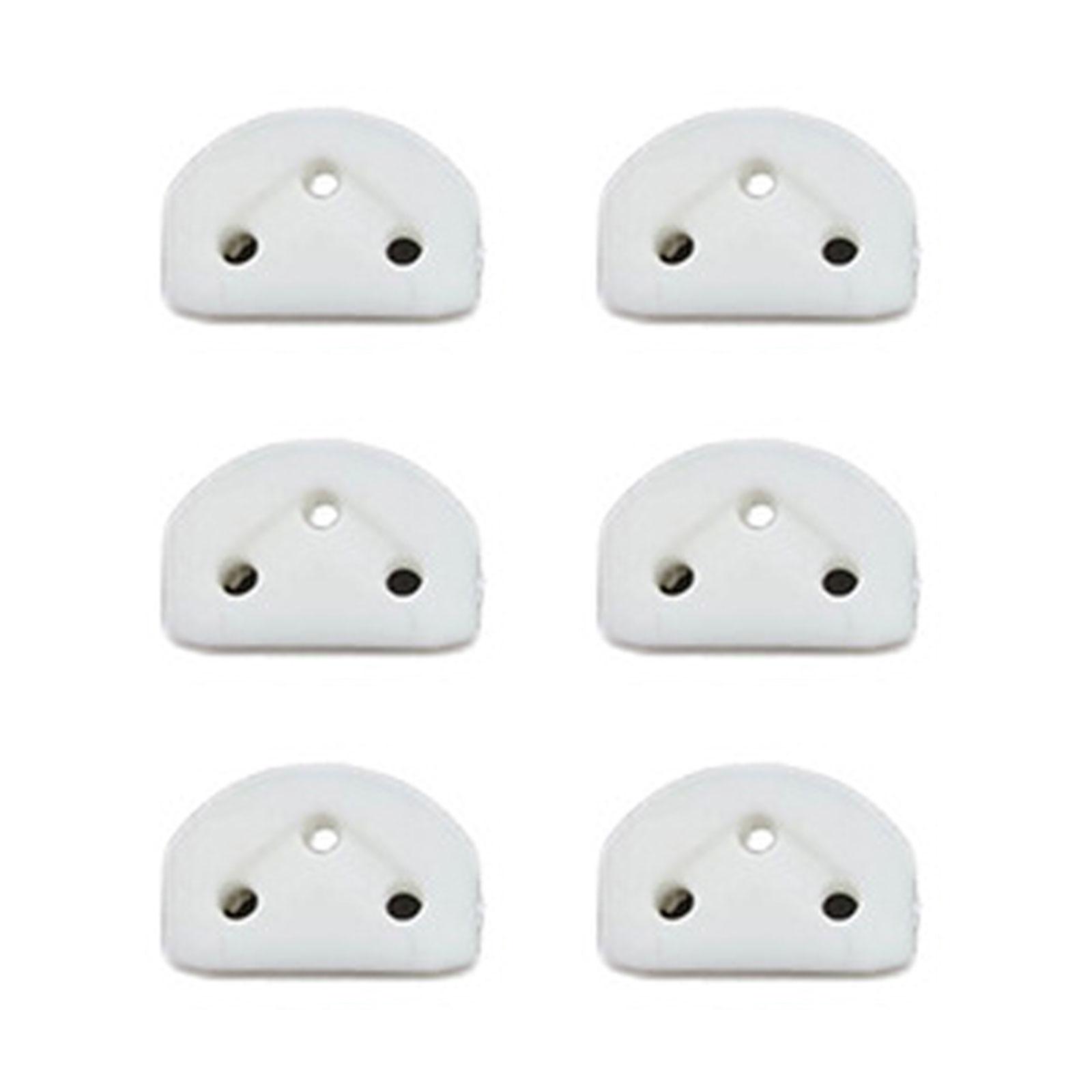 

6 шт. классическая гитара струна фиксатор гитарная струна гайка блок зажимы гитарная струна пряжка для гитары укулеле часть белый