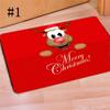 New Non-Slip Bedroom Rug Doormat Kitchen Bathroom Carpet Home Living Room Merry Christmas Carpet