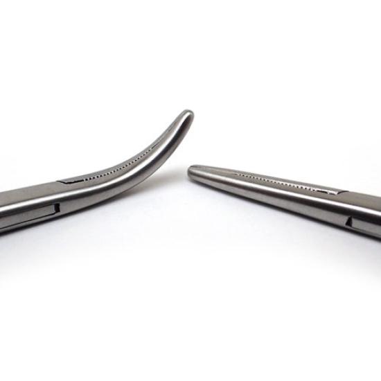 TIEMCO TMC Forceps 4.5 CV Silver