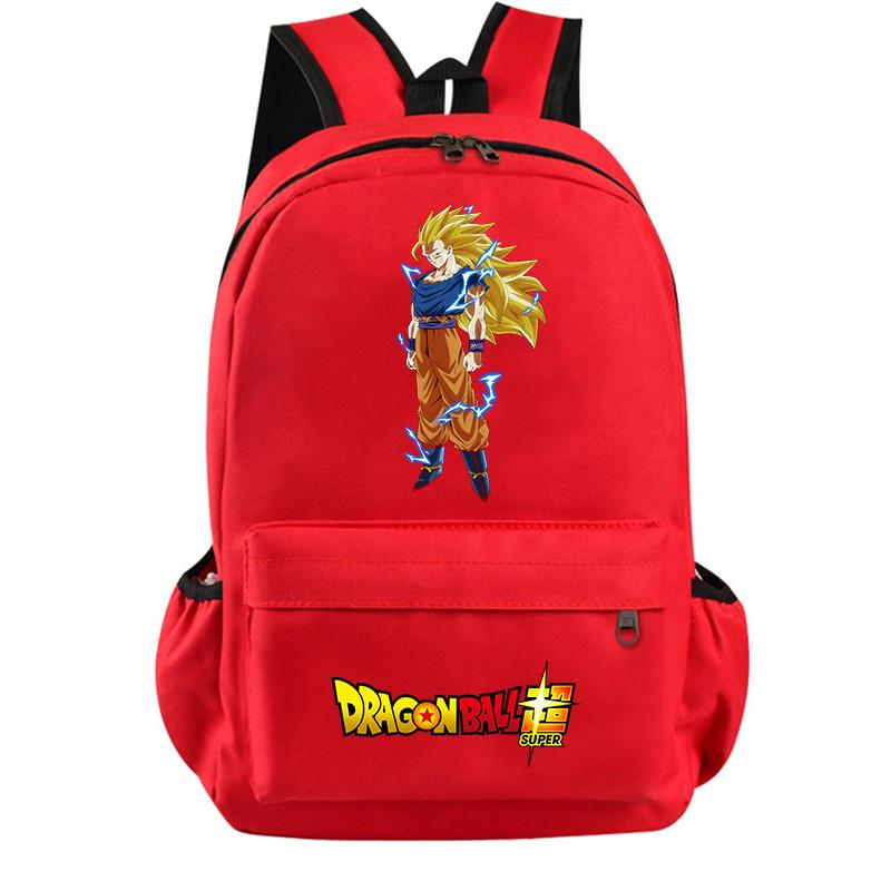Anime Dragon Ball Printed Boy Girl Schoolbag Student Boy Girl Schoolbag Unisex Bagpack Children Teenager Cartoon Bagpack Waterproof School Bag Mochila