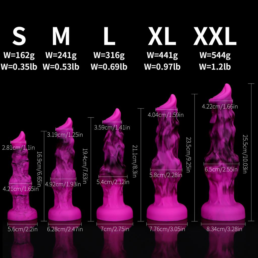 New Texture Wolf Cock Animal Dildos Soft Realistic Thick Dildo Liquid Silicone Adult Sex Toys