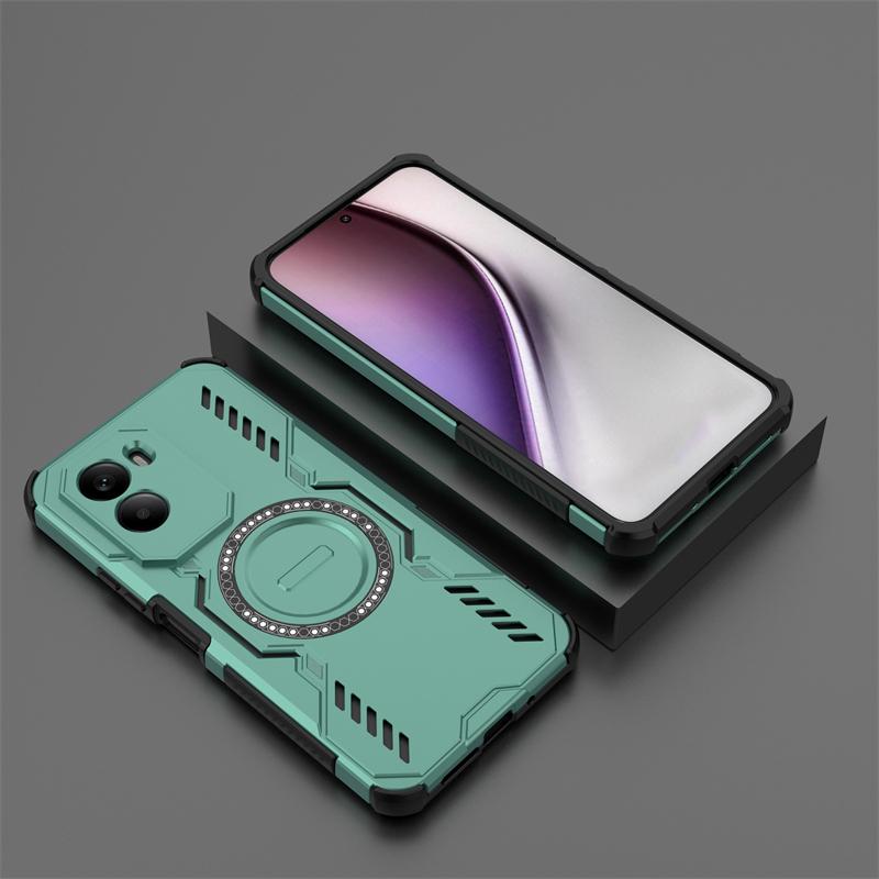 For Xiaomi Poco M7 Case For Poco M7 Plus Anti-knock Magnetic Adsorption Wireless Charge Back Cover For Poco M7 Case 6.9 Inch