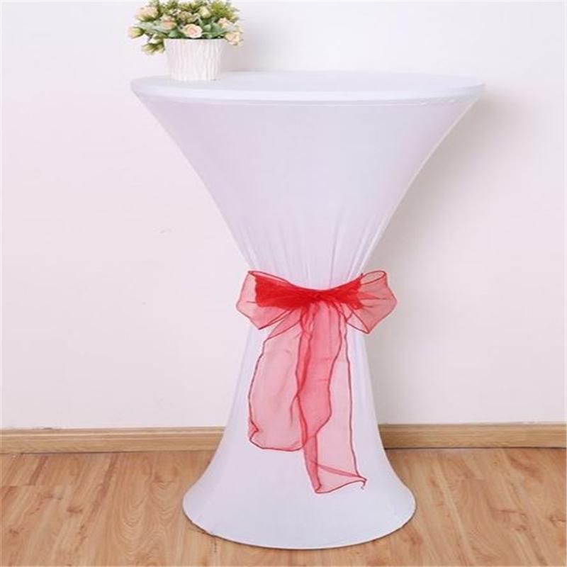 Cocktail Spandex Fitted Stretch Tablecloth 4 Legs Base Table Cover