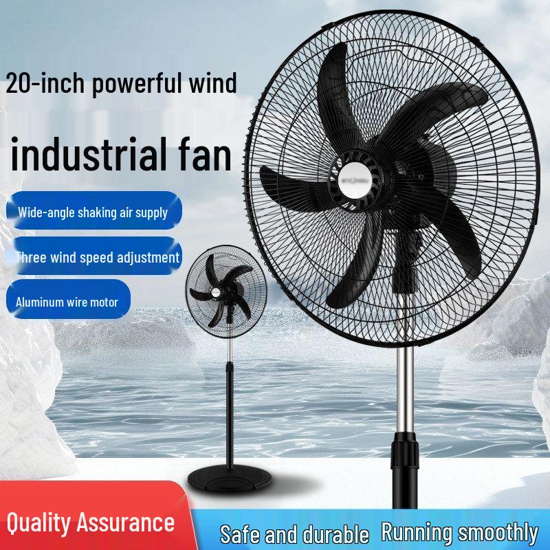 Klusais svārstīgais grīdas ventilators - Rūpnieciska