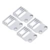 4pcs Iron Sewing Machine Feed Dog Sturdy Construction Silver Iron Feed Dog Easy Installation for Feiyue FY811
