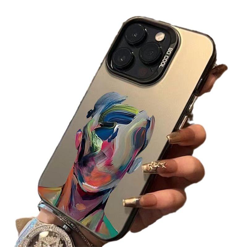 Suitable for Artistic Abstract Portrait iPhone 17/16, iPhone 15 Pro/IMD Phone Cases 14/13/12 Wholesale 11