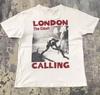 The Clash London Calling Band T-Shirt Unisex Cotton Tee All SizTshirt Unisex T-Shirt