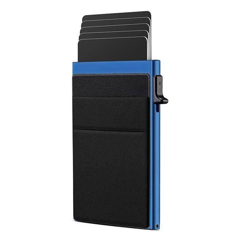 Men's RFID Blocking Metal Wallet & Card Holder