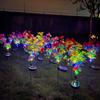 LED Azalea Solar Flowers Lights Waterproof Landscape Lawn Lamp Garden Lights  Pathway Patio