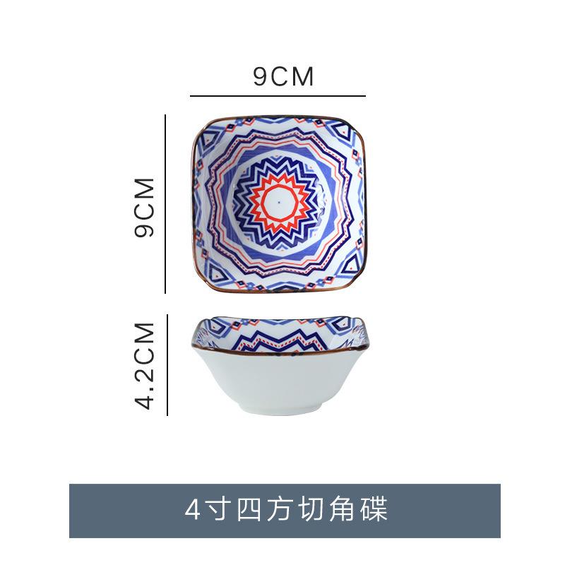 Ceramic Dishes, Seasoning Dishes, Dipping Dishes, Seasoning Dishes, Soy Sauce Dishes, Seasoning Bowls, Snack Dishes, Underglaze Colors