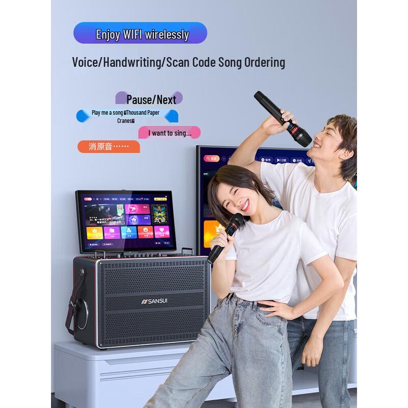 SANSUI E81 Home KTV Audio System CN Plug (adapter Included)