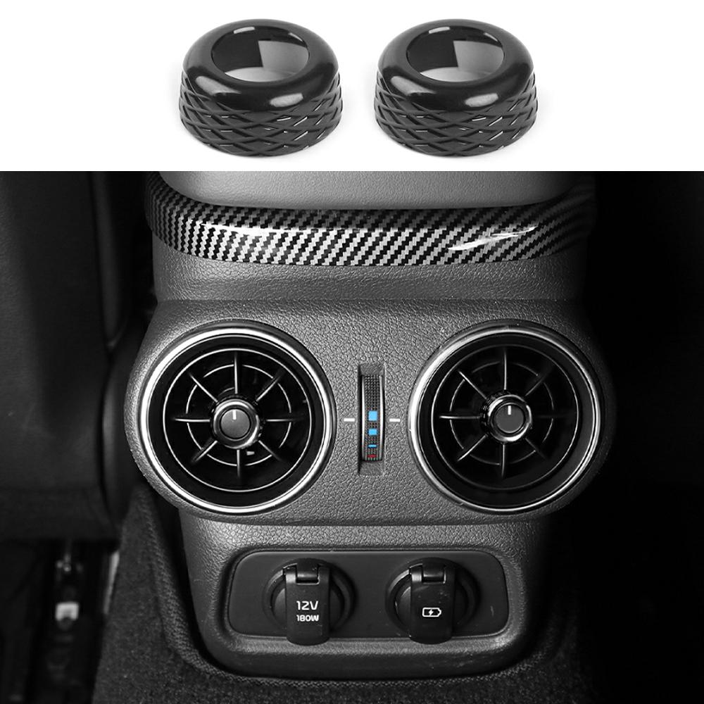 

Aluminum Alloy Red Dashboard Middle Air Conditioner Adjustment Knob Trim Ring For Kia Stinger 2018-2026 Accessories