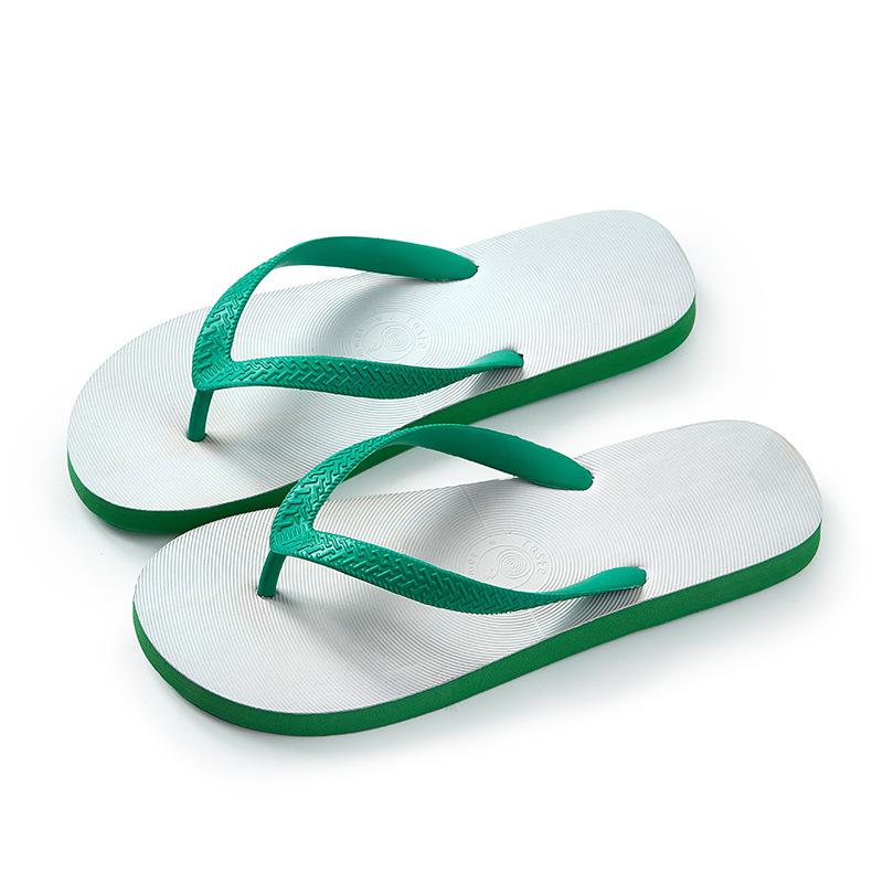 Flip-flops for Men and Women Summer Non-slip Rubber Personalized Pinch Foot Wear-resistant Indoor and Outdoor Wear Beach Slippers Men