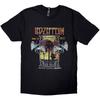 Led Zeppelin Inglewood Ανδρικό T-Shirt Μαύρο M, 100% Βαμβάκι, Κανονική