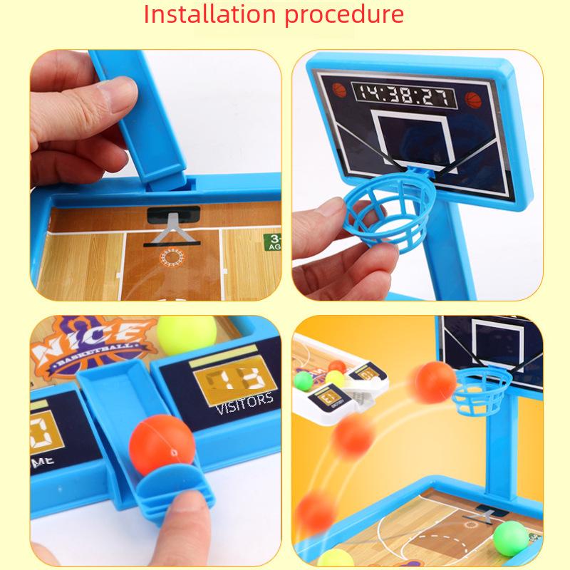 Mini Basketball Shooting Toy Set: Indoor & Outdoor Interactive Educational Gift for Kids