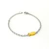 Glory_Arden [Unisex] Surgical Steel Gold Fish Point Mix Bracelet / Ghmb-300
