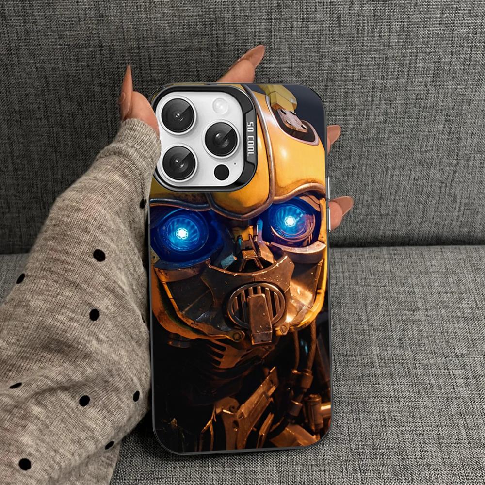 

American Movie B-Bumblebee Phone Case For iPhone 16 15 14 13 12 11 Pro Max X XR XSMAX 8 7 Plus Matte Shockproof Back Cover iPhone 16 pro