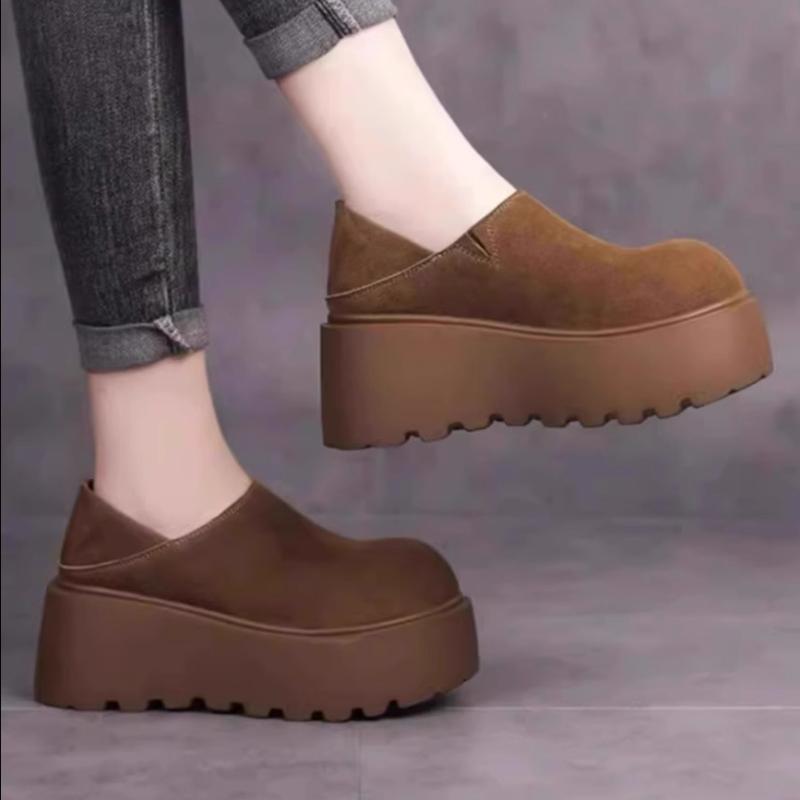 Fashion Winter Women Baotou Outdoor Fashion Ankle Shoes New 2024 Trend Walking Warm Cozy Designer Platform Slippers Slides Women