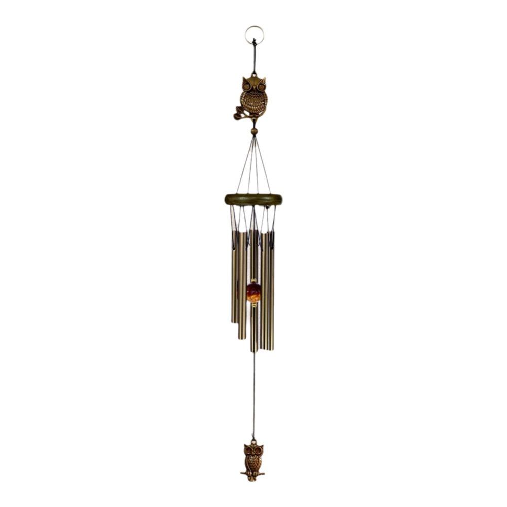 

Butterfly Design Outdoor Wind Chimes Rustic Style Double Fishes Windchime Lawn Garden Style A