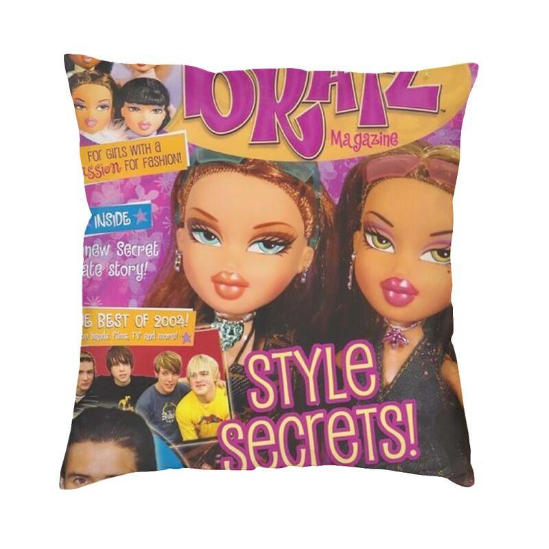 Personalized Custom Bratz Rock Angelz Pillow Case 45x45cm Decor Home Anime Manga Tv Nordic Cushion Cover Soft Pillowcase