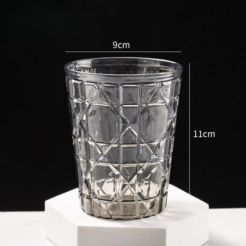 

Пара стаканов для воды, бытовой набор, стаканы для полоскания рта, пластиковые многофункциональные стаканы для умывальника 420ml чёрный