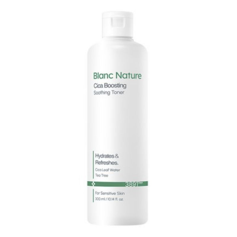 Blanc Nature Cica Toner Large Size 300ml – Soothing  Hydrating Facial Toner 1pcs