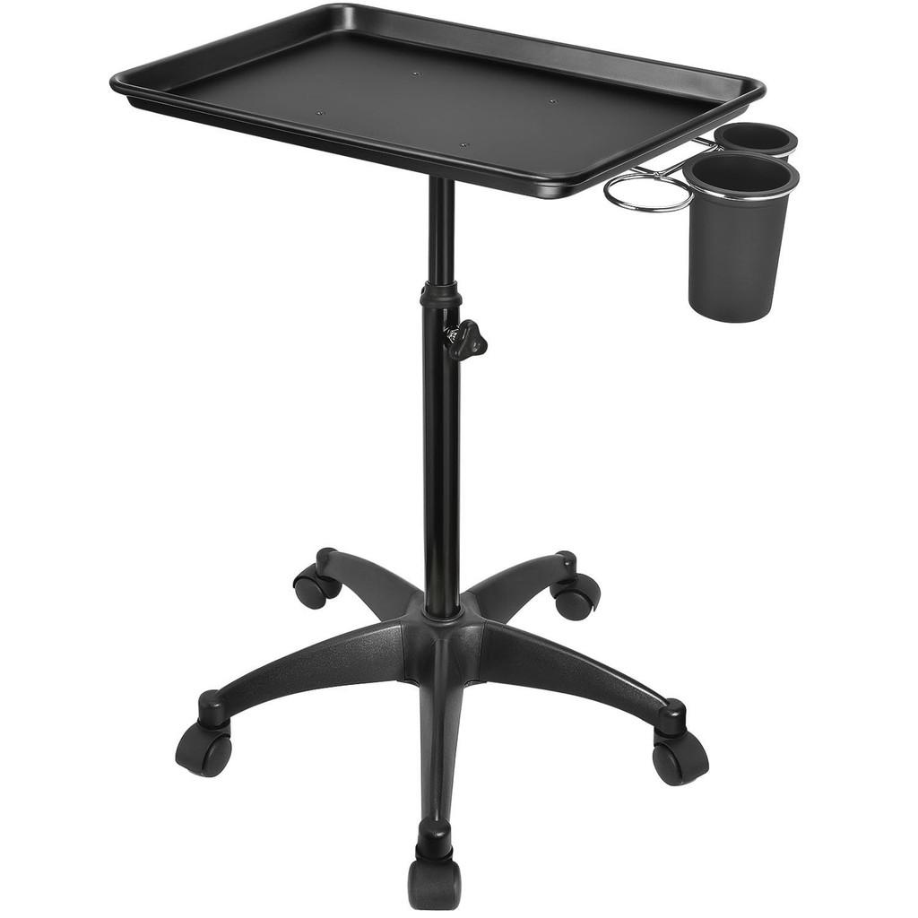 Carrito de herramientas vertical para salón de peluquería, gran capacidad, belleza, peluquería, bandeja de aluminio, arte de uñas, estante de almacenamiento móvil