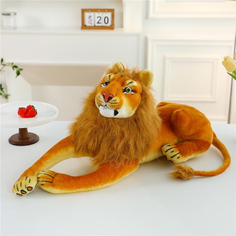 Leopard Tiger Cheetah Animal Plush Toy Photography Prop & Home Decoration Figure 26cm (0.09KG) львиный