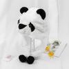 Kawaii Cartoon Tier Panda Hut Niedliche Kopfbedeckung Winddicht Warmer Hut Verkleidung Halloween Cosplay Geschenk für Junge Mädchen Kind Erwachsener