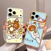 Rilakkuma Anime Cute Cartoon Back & Camera Skin Wrap Protector Sticker For IPhone 17 Pro 17 Pro Max (Not A Case)