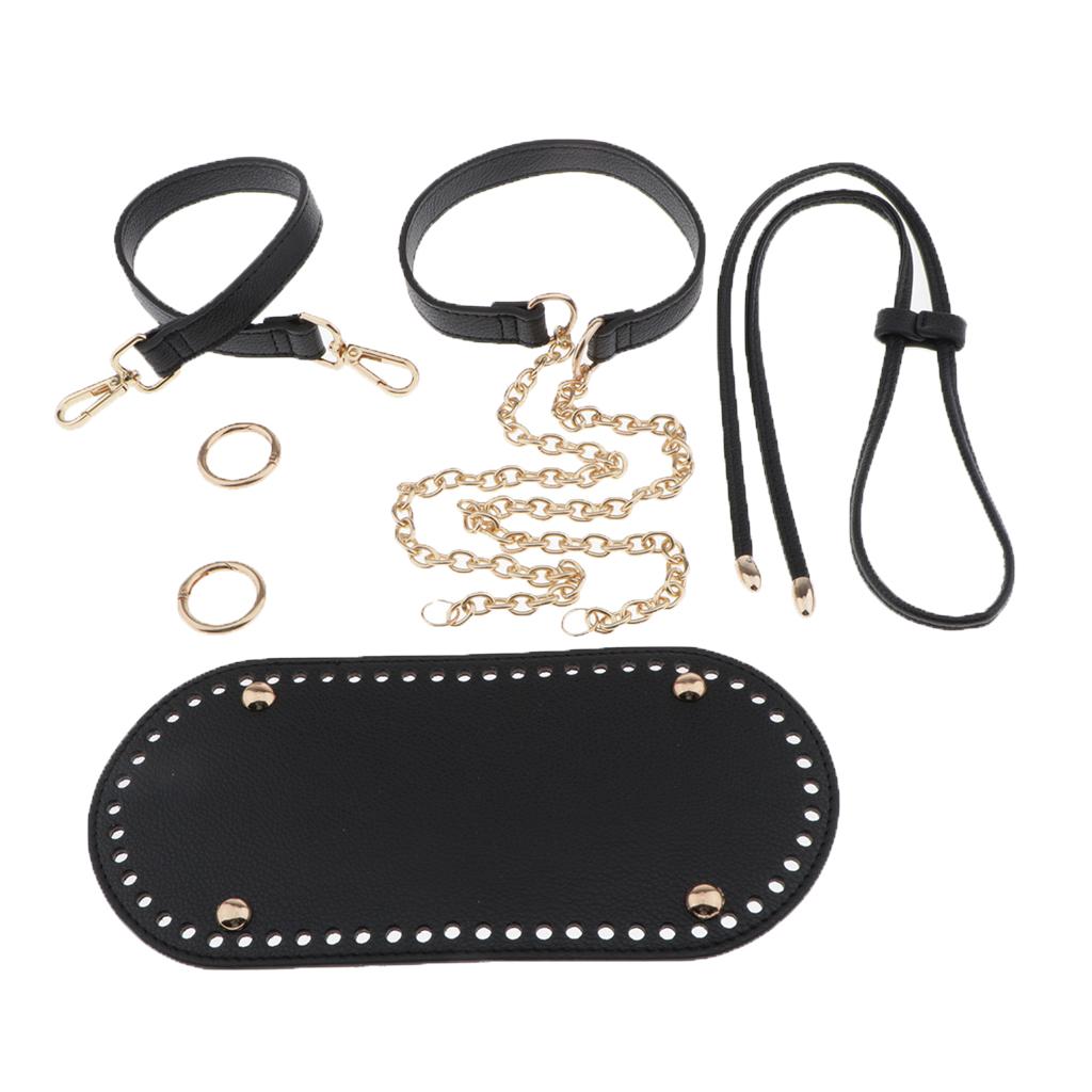 

Assorted Leather Bag Bottom Knit Backpack Making DIY Material Kit
