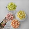 Statue Moulds Crafts Mold Silicone Candle Mold Lotusflower Shape Handmade Craft Mold Silicone Ornament Molds for Statue